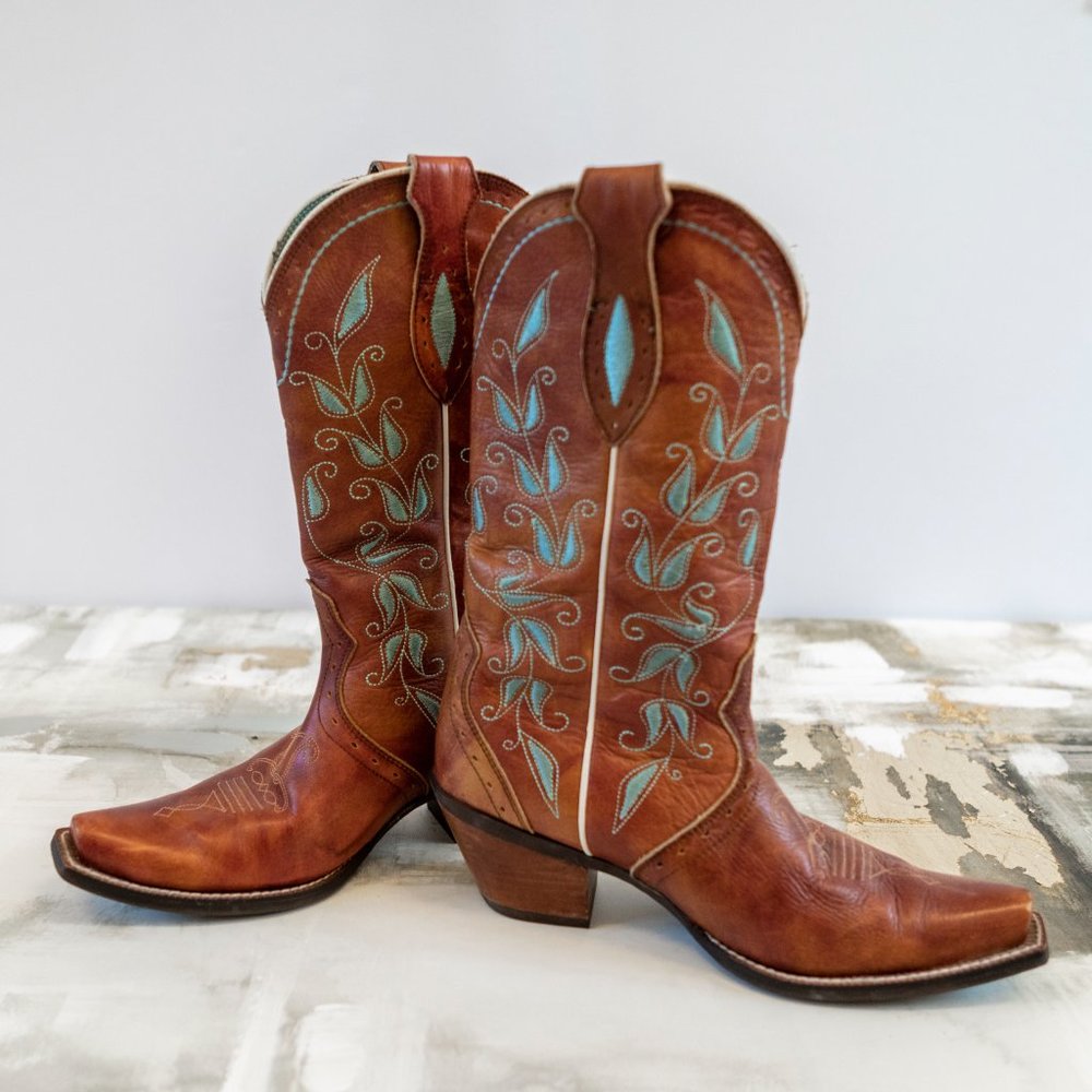 ARIAT Cowgirl Cowboy Boots Sonora 10006309 Size 8B